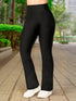 Legging Deportivo Bota Flare Negro para Mujer – Ref. D61168N