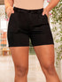 Short de Mezclilla Moldeador Negro Colombiano para Mujer – Ref. JL60033