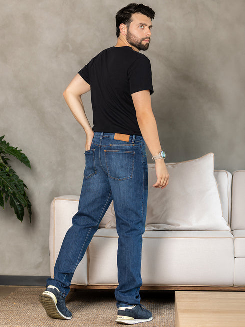 Jean Hombre Slim Stretch Índigo Oscuro Davide – Ref. JH69216