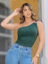 Body Asimétrico Verde para Mujer – Ref. B2601D