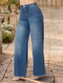 Jean Wide Leg Champagne Azul Medio Colombiano para Mujer – Ref. J60575
