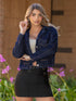Chaqueta Denim Índigo Oscuro para Mujer – Ref. CH69003