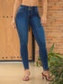 Jean Skinny Push Up Azul Oscuro para Mujer – Ref. J60569