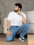 Jean Hombre Slim Stretch Azul Claro Davide – Ref. JH69217