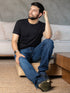 Jean Hombre Slim Stretch Índigo Oscuro Davide – Ref. JH69216