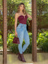 Redu Jean Skinny Push Up Azul Claro para Mujer – Ref. J60543