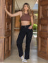 Jean Recto Moldeador Negro para Mujer – Ref. J60563